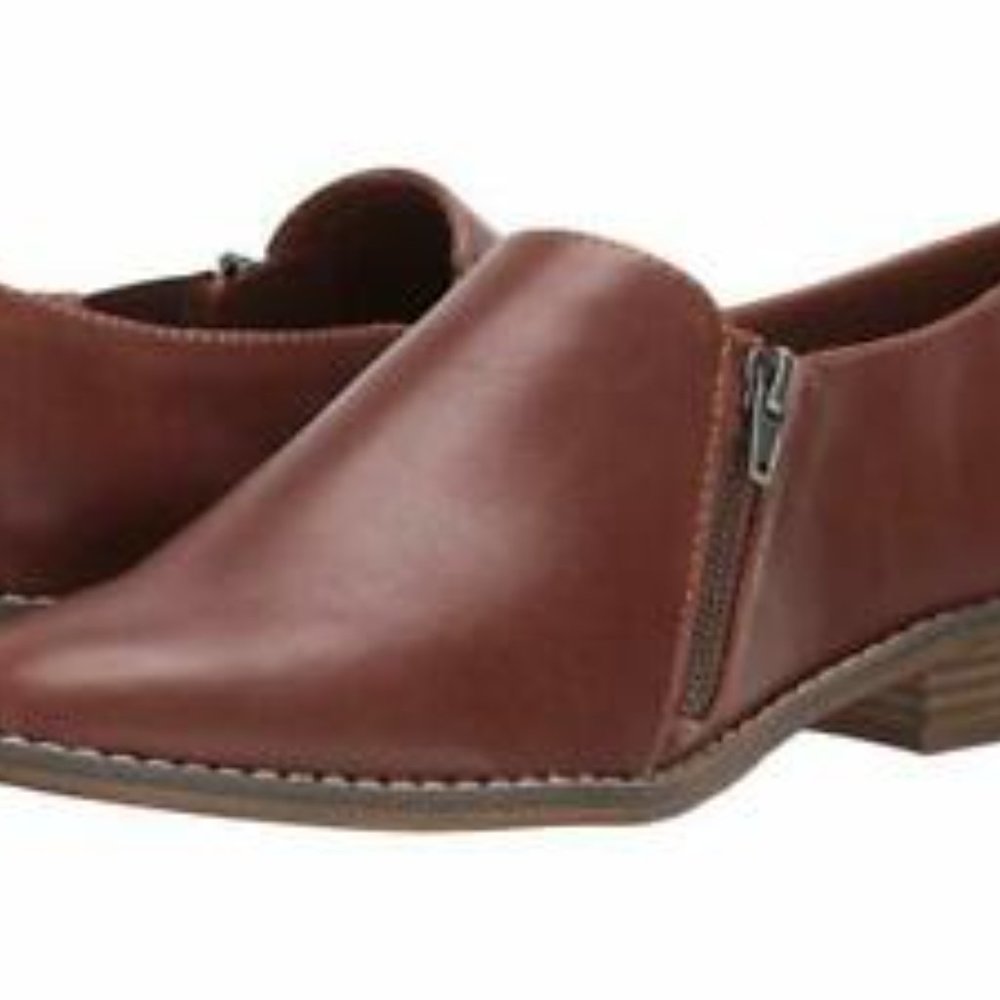 New Women's Cognac Ankle Booties Size 9